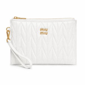 MIU MIU Clutch white With Box